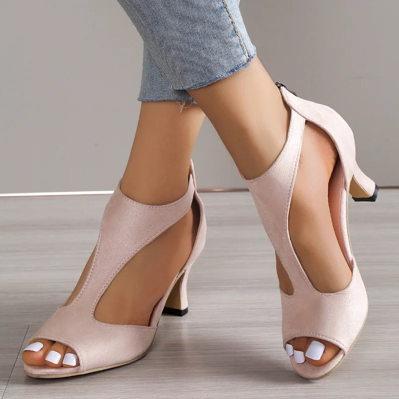 Tacones para mujer - Tacones abiertos - Sandalias elegantes