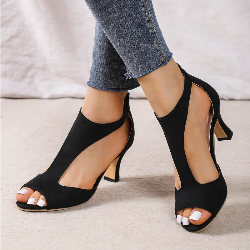 Tacones para mujer - Tacones abiertos - Sandalias elegantes