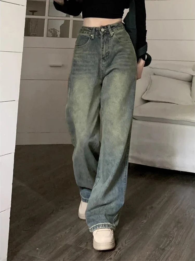 Jeans de Pierna Ancha - Denim Cómodo y con Estilo para Mujer