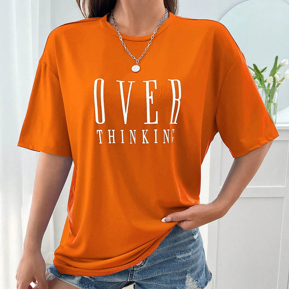 Camiseta oversize - ropa casual - camiseta gráfica 