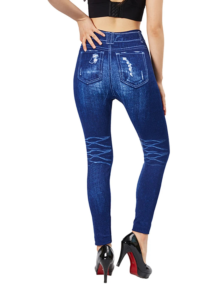  jeans de cintura alta - jeans ajustados para mujer 