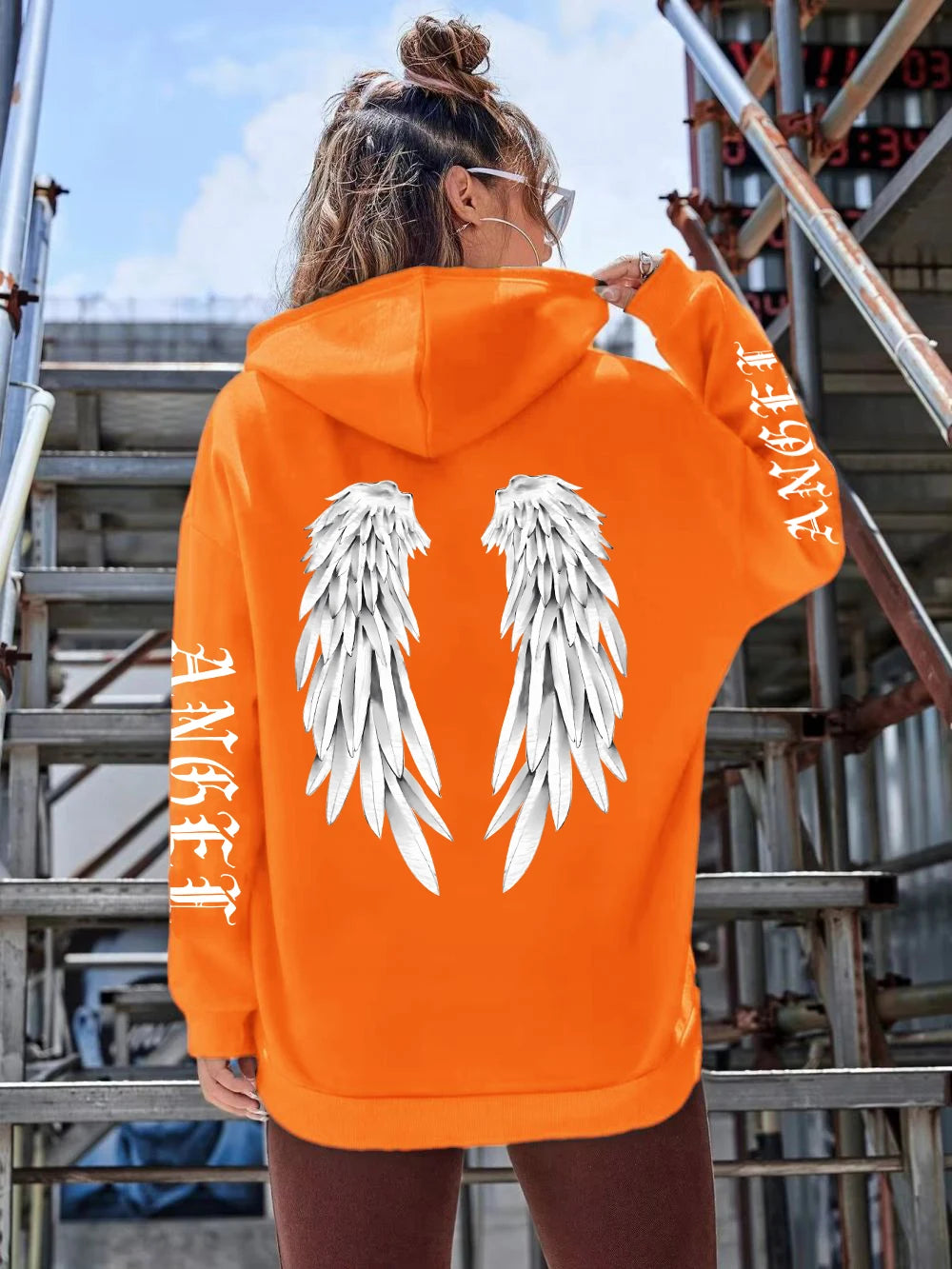  Sudadera con alas de ángel - sudadera casual de mujer